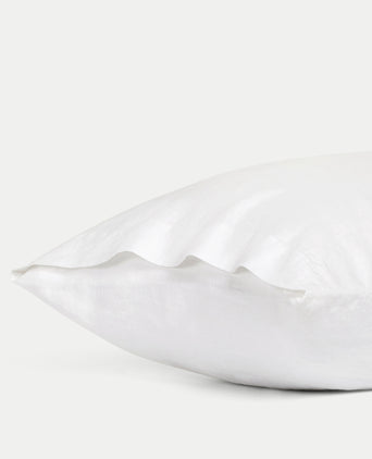 Set of 2 Pillowcases Washed Linen | White Set of 2 Pillowcases Washed Linen | White