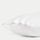 Set of 2 Pillowcases Washed Linen | White