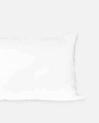 Set of 2 Pillowcases Egyptian Cotton Percale 400TC | White Set of 2 Pillowcases Egyptian Cotton Percale 400TC | White