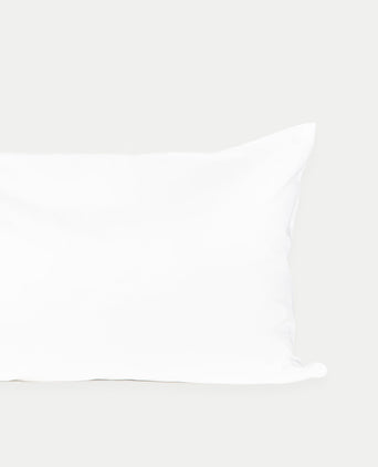 Set of 2 Pillowcases Egyptian Cotton Sateen 400TC | White Set of 2 Pillowcases Egyptian Cotton Sateen 400TC | White