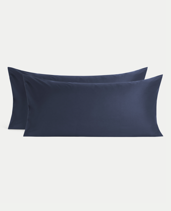 Set of 2 Pillowcases Egyptian Cotton Sateen 400TC | Harbour Blue Set of 2 Pillowcases Egyptian Cotton Sateen 400TC | Harbour Blue
