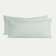 Set of 2 Pillowcases Egyptian Cotton Percale 400TC | Pastel Green