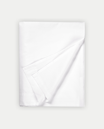 Egyptian Cotton Flat Sheet Sateen 400TC | White Egyptian Cotton Flat Sheet Sateen 400TC | White