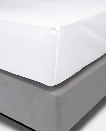 Egyptian Cotton Flat Sheet Sateen 400TC | White Egyptian Cotton Flat Sheet Sateen 400TC | White