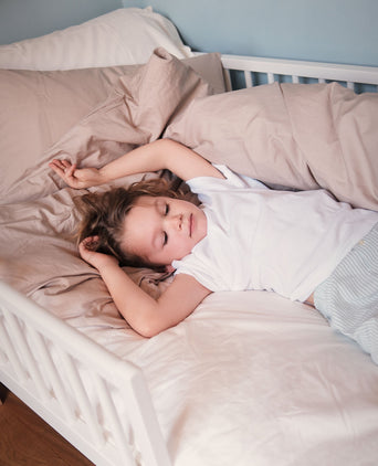 Kids Duvet Cover Egyptian Cotton Percale 400TC Latte - Petit Hôtel Kids Duvet Cover Egyptian Cotton Percale 400TC Latte - Petit Hôtel