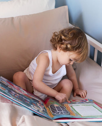 Kids Pillowcase Egyptian Cotton Percale 400TC Latte - Petit Hôtel Kids Pillowcase Egyptian Cotton Percale 400TC Latte - Petit Hôtel