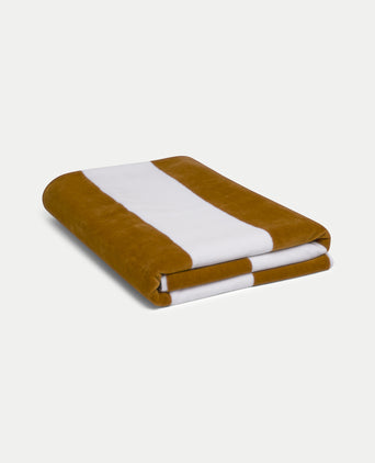 DOUXE Hotel Beach Towel Mustard 100x180 cm DOUXE Hotel Beach Towel Mustard 100x180 cm