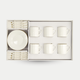 Tokyo Design Studio – Nippon White Gold Rim Espresso Set (18-piece)