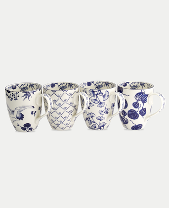 Tokyo Design Studio – Flora Japonica Mug Set (4-piece) Tokyo Design Studio – Flora Japonica Mug Set (4-piece)