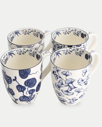 Tokyo Design Studio – Flora Japonica Mug Set (4-piece) Tokyo Design Studio – Flora Japonica Mug Set (4-piece)