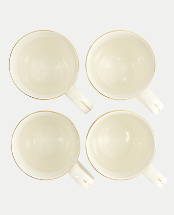 Tokyo Design Studio – Nippon White Gold Rim Mug Set (4-piece) Tokyo Design Studio – Nippon White Gold Rim Mug Set (4-piece)