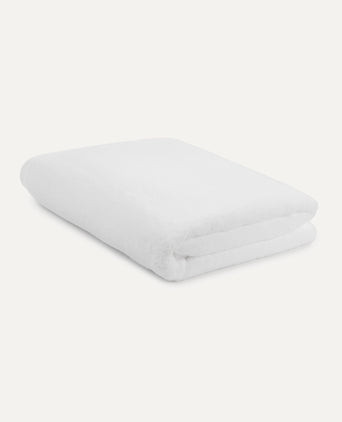 Towel zero-twist cotton 100x150 cm | White Towel zero-twist cotton 100x150 cm | White