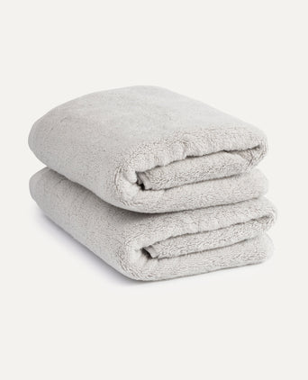 Towel zero-twist cotton 50x100 cm (2 pcs) | Silver Grey Towel zero-twist cotton 50x100 cm (2 pcs) | Silver Grey