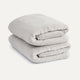 Towel zero-twist cotton 50x100 cm (2 pcs) | Silver Grey