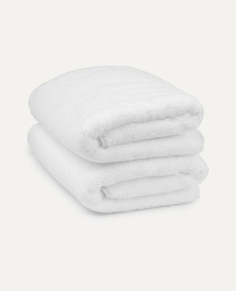 Towel zero-twist cotton 50x100 cm (2 pcs) | White Towel zero-twist cotton 50x100 cm (2 pcs) | White
