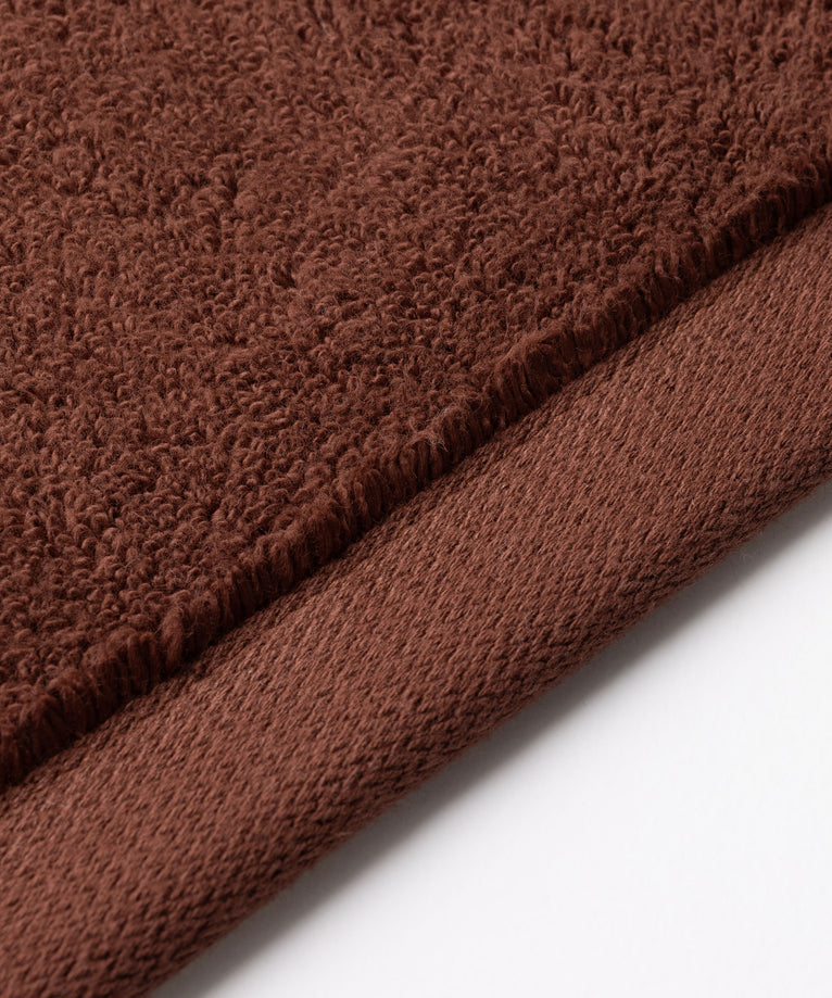 Towel zero-twist cotton 50x100 cm (2 pcs) | Chestnut