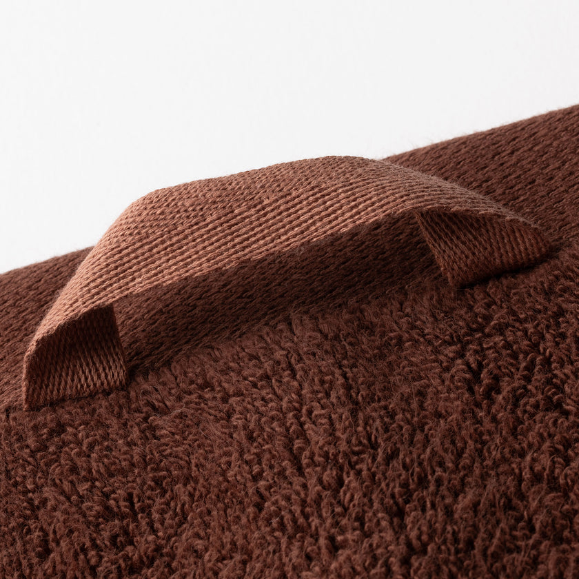Towel zero-twist cotton 50x100 cm (2 pcs) | Chestnut