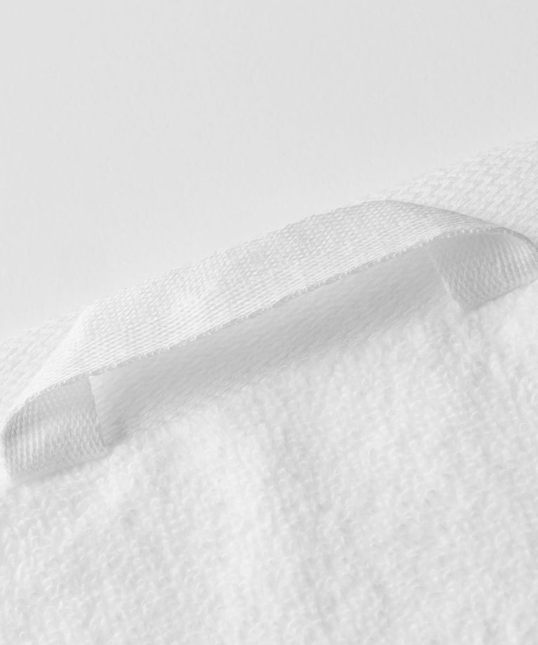 2x Zero-Twist Cotton Towels 70x140 cm | White