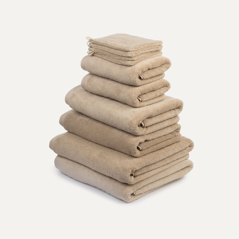 Towel set Spa Complete (10 pcs) | Latte