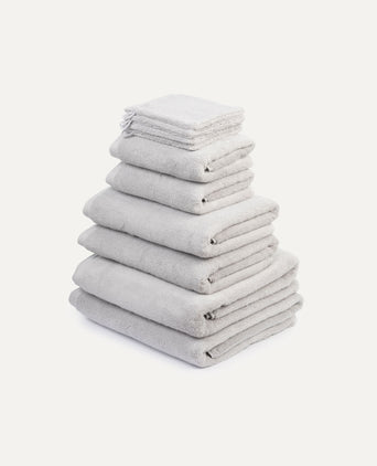 Towel set Spa Complete (10 pcs) | Silver Grey Towel set Spa Complete (10 pcs) | Silver Grey