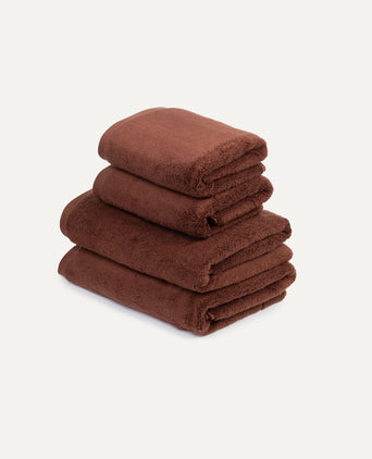 Towel set Essential (4 pcs) | Chestnut Towel set Essential (4 pcs) | Chestnut