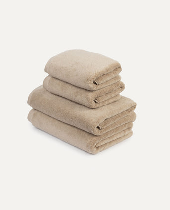 Towel set Essential (4 pcs) | Latte Towel set Essential (4 pcs) | Latte