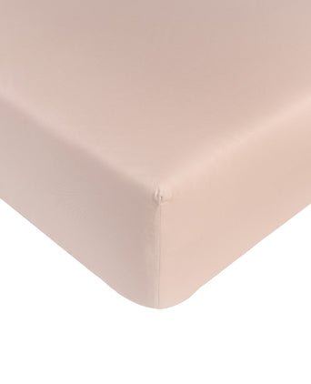 Fitted Sheet Egyptian Cotton Percale 400TC | Blush Pink Fitted Sheet Egyptian Cotton Percale 400TC | Blush Pink