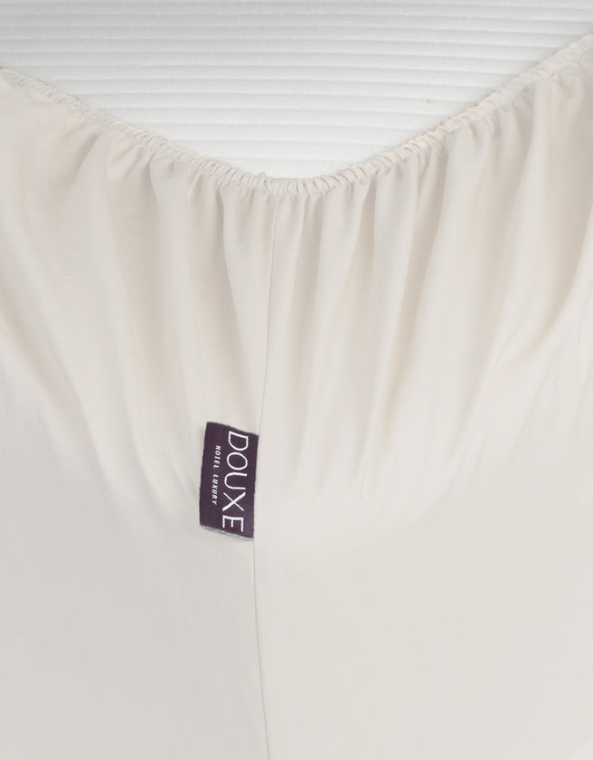 Duvet Cover Set & Fitted Sheet Percale | Chalk White