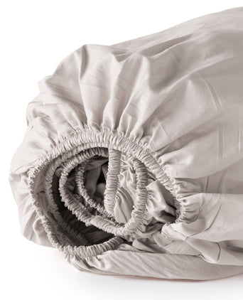 Duvet Cover Set & Fitted Sheet Percale | Greige Duvet Cover Set & Fitted Sheet Percale | Greige