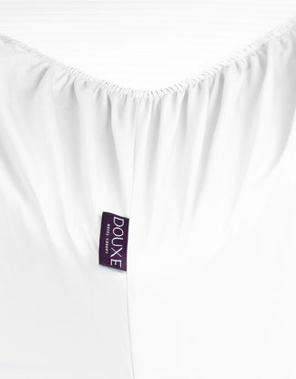 Egyptian Cotton Fitted Sheet Percale 400TC | White Egyptian Cotton Fitted Sheet Percale 400TC | White