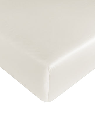 Egyptian Cotton Fitted Sheet Sateen 400TC | Cream Egyptian Cotton Fitted Sheet Sateen 400TC | Cream
