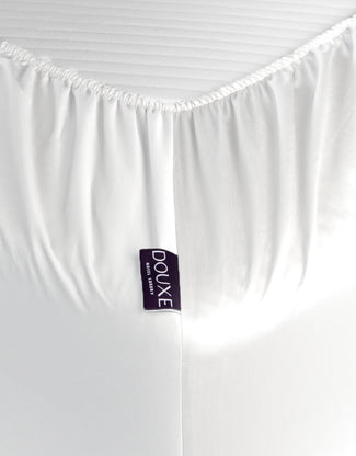 Egyptian Cotton Fitted Sheet Sateen 400TC | White Egyptian Cotton Fitted Sheet Sateen 400TC | White