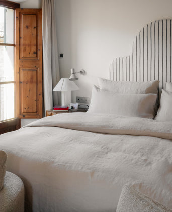 Duvet cover set Washed Linen | Oat Duvet cover set Washed Linen | Oat