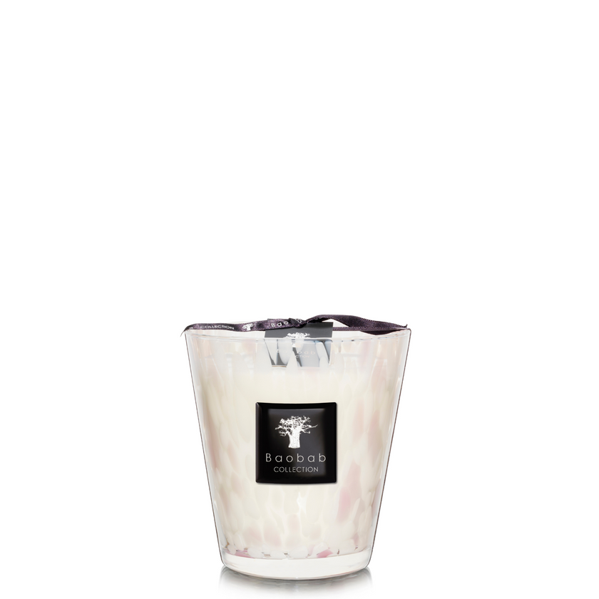 Scented Candle White Pearls Baobab