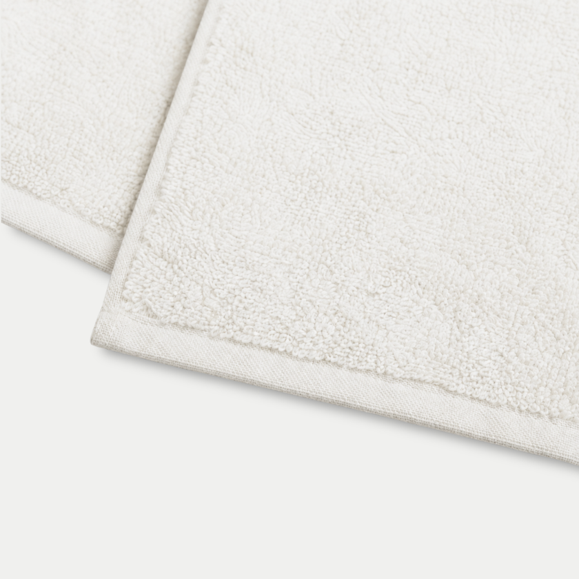 Guest towel zero-twist cotton 30x30 cm (4 pcs) + 40x60 cm (2 pcs) | Cream