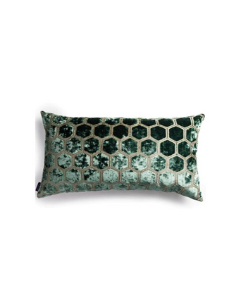 Manipur Decorative Pillow | Jade Green