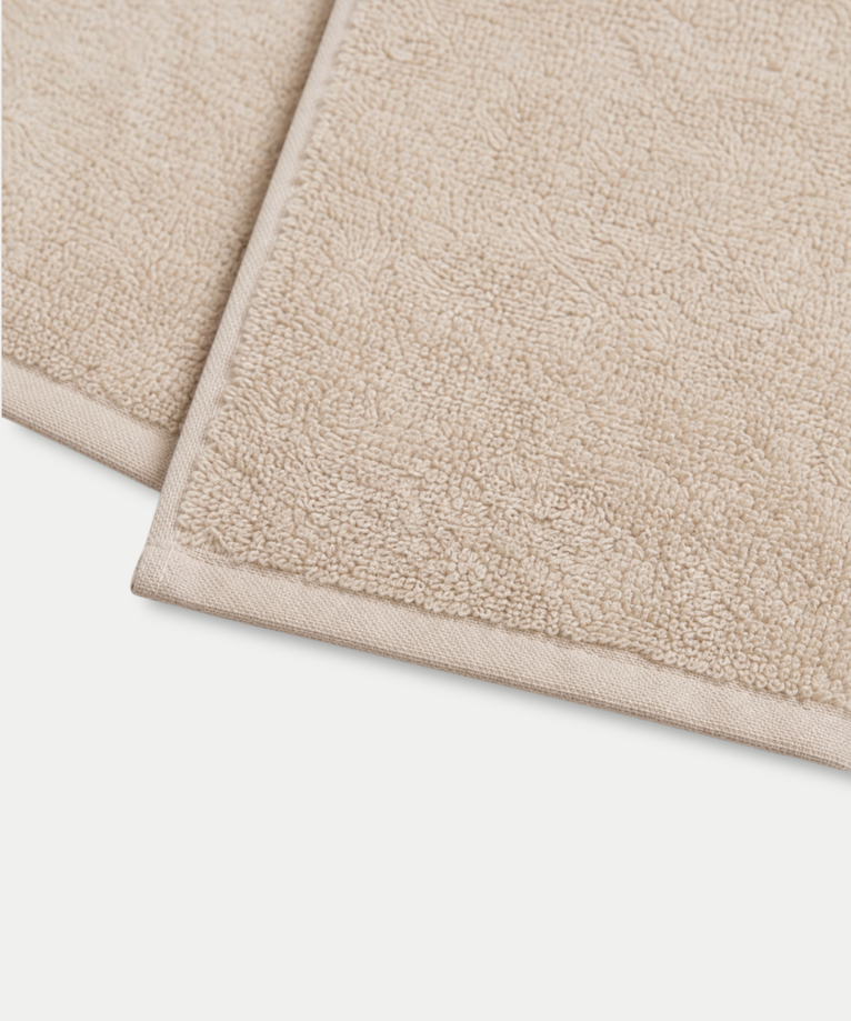 Guest towel zero-twist cotton 30x30 cm (4 pcs) + 40x60 cm (2 pcs) | Latte