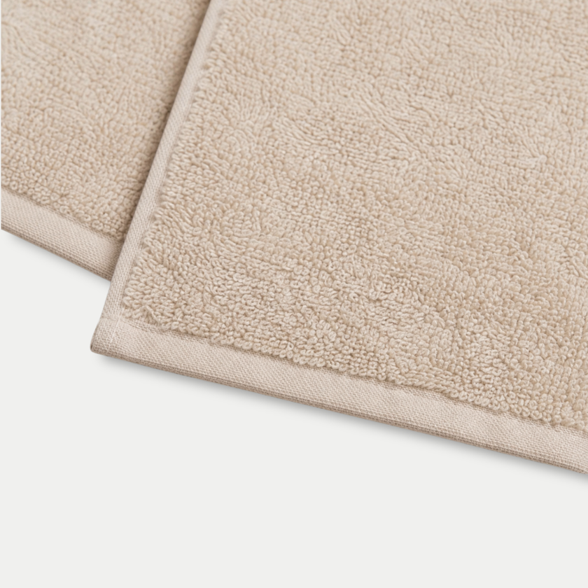 Guest towel zero-twist cotton 30x30 cm (4 pcs) + 40x60 cm (2 pcs) | Latte