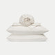 Duvet Cover Set & Fitted Sheet Egyptian Cotton Sateen | Cream