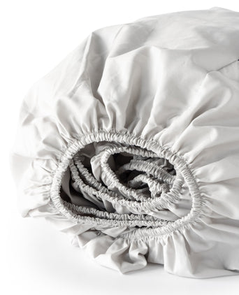 Fitted Sheet Egyptian Cotton Percale 400TC | Greige | Outlet