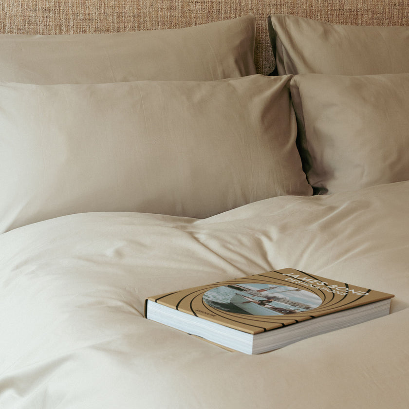 Duvet Cover Set Egyptian Cotton Sateen 400 TC | Champagne