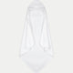 Baby Hooded Towel zero-twist cotton | White