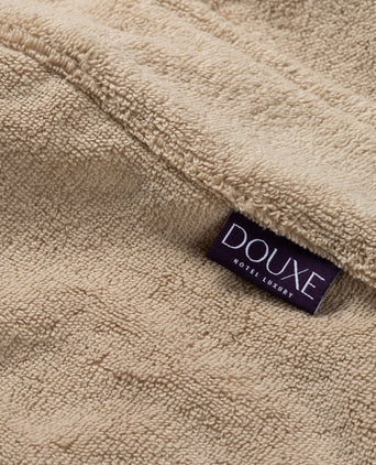 Bathrobe zero-twist cotton | Latte