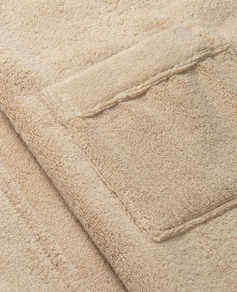Bathrobe zero-twist cotton | Latte