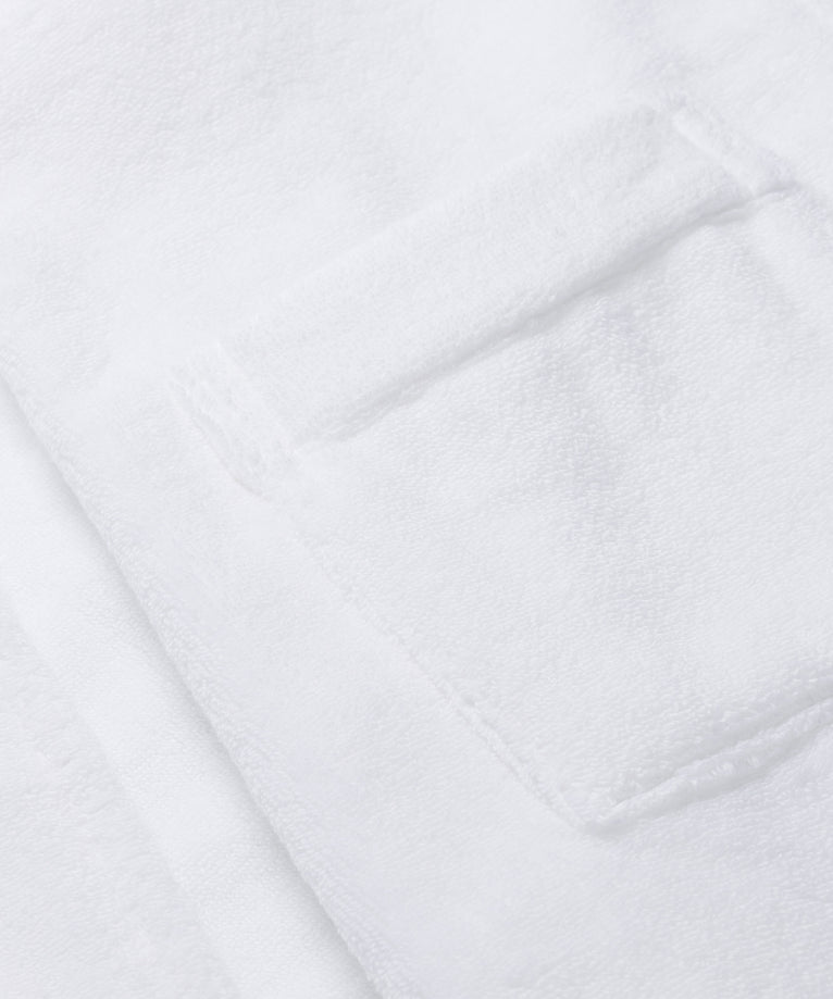 Bathrobe zero-twist cotton | White