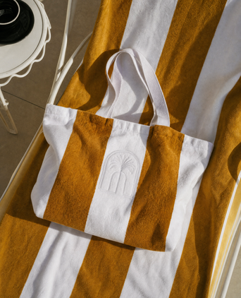 DOUXE Beach Bag Mustard