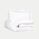 Duvet Cover Set Egyptian Cotton Percale 400 TC | Carmel