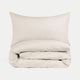 Duvet Cover Set & Fitted Sheet Percale | Chalk White