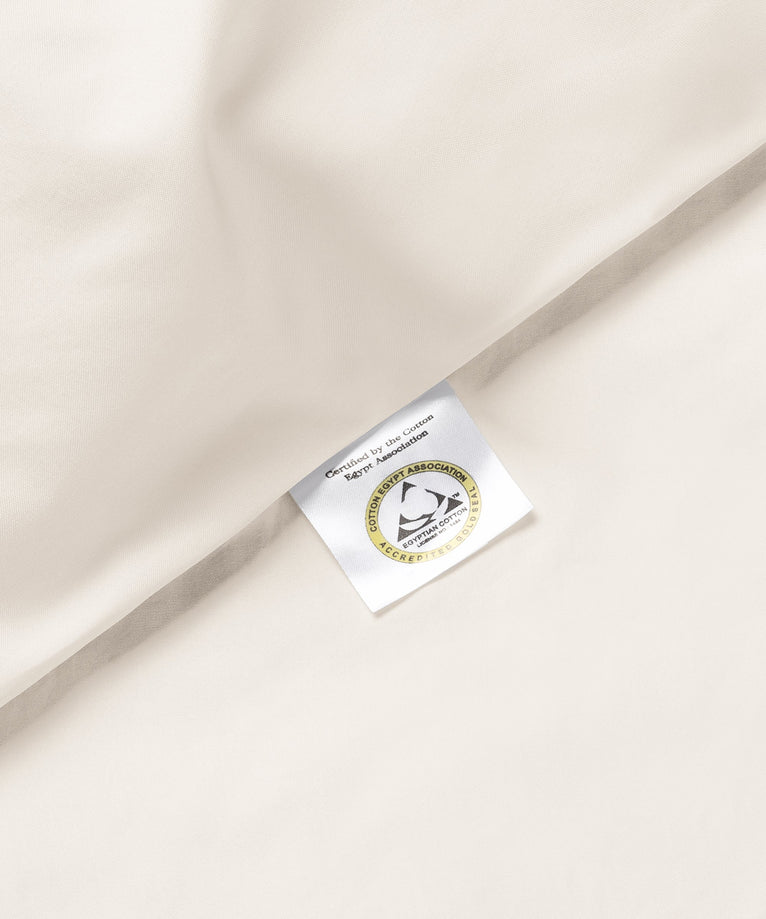Kids Duvet Cover Egyptian Cotton Percale 400TC Chalk White - Petit Hôtel