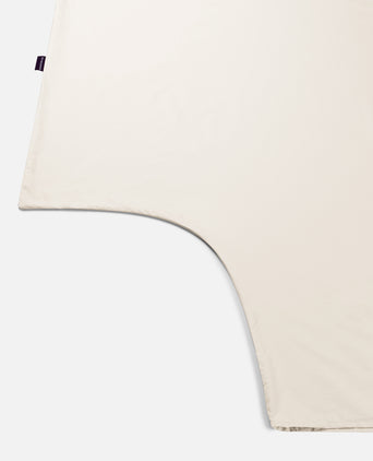 Duvet Cover Set & Fitted Sheet Percale | Chalk White